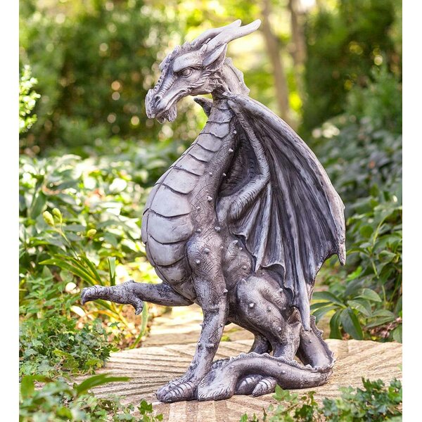 dragon resin statue